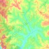 Kaptel/Kamoiywo ward topographic map, elevation, terrain