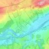Wylam topographic map, elevation, terrain