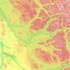 Area F (Horsefly/Likely/150 Mile House) topographic map, elevation, terrain