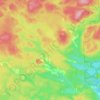 Erinville topographic map, elevation, terrain