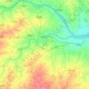 Karur topographic map, elevation, terrain