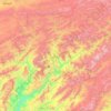 Daikondi topographic map, elevation, terrain