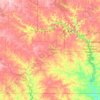 Oregon County topographic map, elevation, terrain
