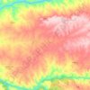 Talaván topographic map, elevation, terrain