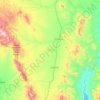 Fronteras topographic map, elevation, terrain