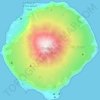 Tristan da Cunha topographic map, elevation, terrain
