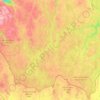 Kautokeino topographic map, elevation, terrain