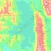 Flathead Lake topographic map, elevation, terrain