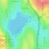 Green Lake Park topographic map, elevation, terrain