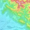 Rapti topographic map, elevation, terrain