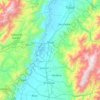 Buga topographic map, elevation, terrain
