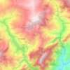 Macanal topographic map, elevation, terrain