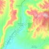Whiteriver topographic map, elevation, terrain