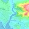 Jordan River topographic map, elevation, terrain