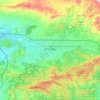Simi Valley topographic map, elevation, terrain