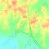 Bellville topographic map, elevation, terrain