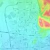 西安街道 topographic map, elevation, terrain