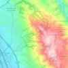 Mission Peak Regional Preserve topographic map, elevation, terrain