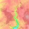 Nesle-la-Reposte topographic map, elevation, terrain