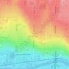 Sunset topographic map, elevation, terrain