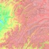 Badachschan topographic map, elevation, terrain