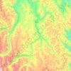 Jesús topographic map, elevation, terrain