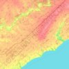 Dutton/Dunwich topographic map, elevation, terrain