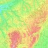 Canal de Bourgogne topographic map, elevation, terrain
