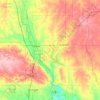 Murray County topographic map, elevation, terrain