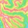 Blue River topographic map, elevation, terrain