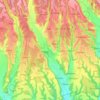 Vedea topographic map, elevation, terrain