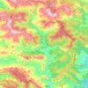 Valdelugueros topographic map, elevation, terrain