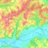 Trélissac topographic map, elevation, terrain