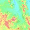 Boyne Valley topographic map, elevation, terrain