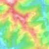 Gaínza topographic map, elevation, terrain