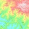 Yamango topographic map, elevation, terrain