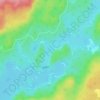 Crooked Lake topographic map, elevation, terrain