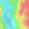 Letterpeak topographic map, elevation, terrain