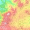 Cumbal topographic map, elevation, terrain