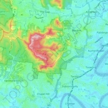 4066 topographic map, elevation, terrain