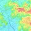 Biên Hòa topographic map, elevation, terrain