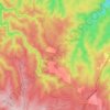 Darkes Forest topographic map, elevation, terrain