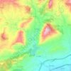 Orcheta topographic map, elevation, terrain