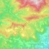 Capolat topographic map, elevation, terrain