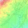 Gladwin County topographic map, elevation, terrain