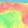 Longues-sur-Mer topographic map, elevation, terrain