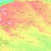 Jalna District topographic map, elevation, terrain