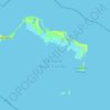 Caicos Islands topographic map, elevation, terrain