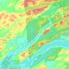 Fulton Chain Wild Forest topographic map, elevation, terrain