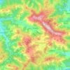 Régil topographic map, elevation, terrain